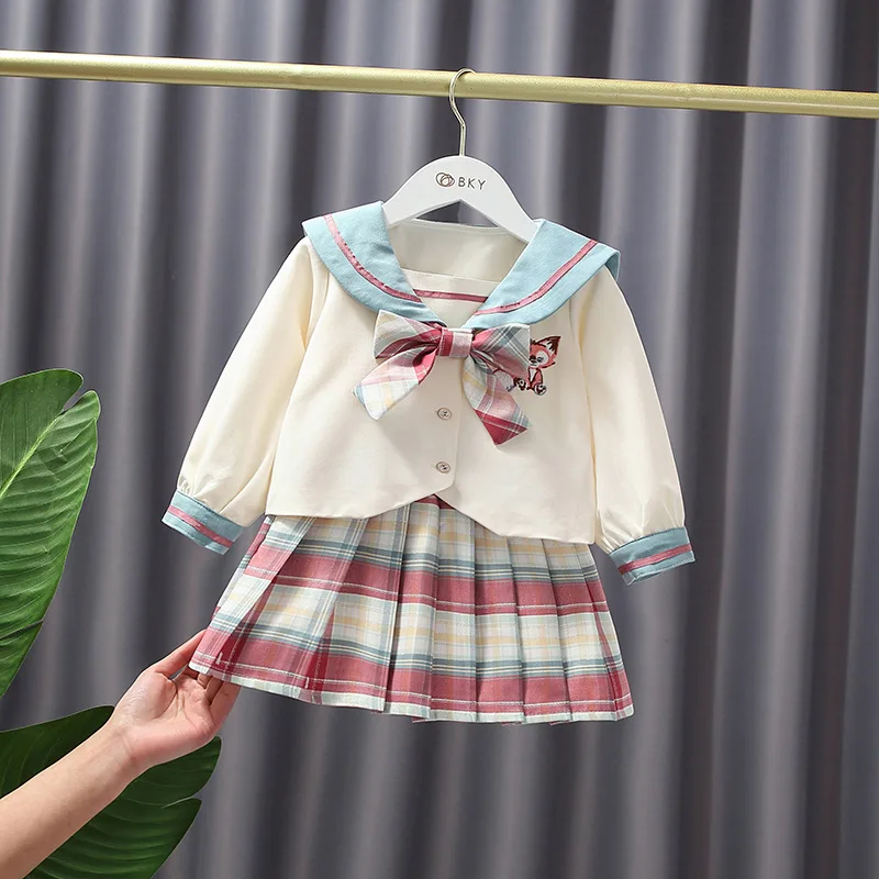 Лидер продаж, демисезонное платье принцессы для маленьких девочек, костюм из 2 предметов, Детская рубашка с длинным рукавом и бантом + юбка, к...
Лидер продаж, демисезонное платье принцессы для маленьких девочек, костюм из 2 предметов, Детская рубашка с длинным рукавом и бантом + юбка, к...