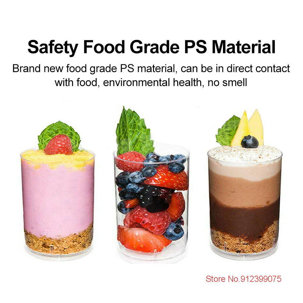100 Pcs 93ml Round Mousse Cake Dessert Cup Disposable Party Drinkware Thickened Hard Plastic Tiramisu Sundae Ice Cream Container
100 Pcs 93ml Round Mousse Cake Dessert Cup Disposable Party Drinkware Thickened Hard Plastic Tiramisu Sundae Ice Cream Container