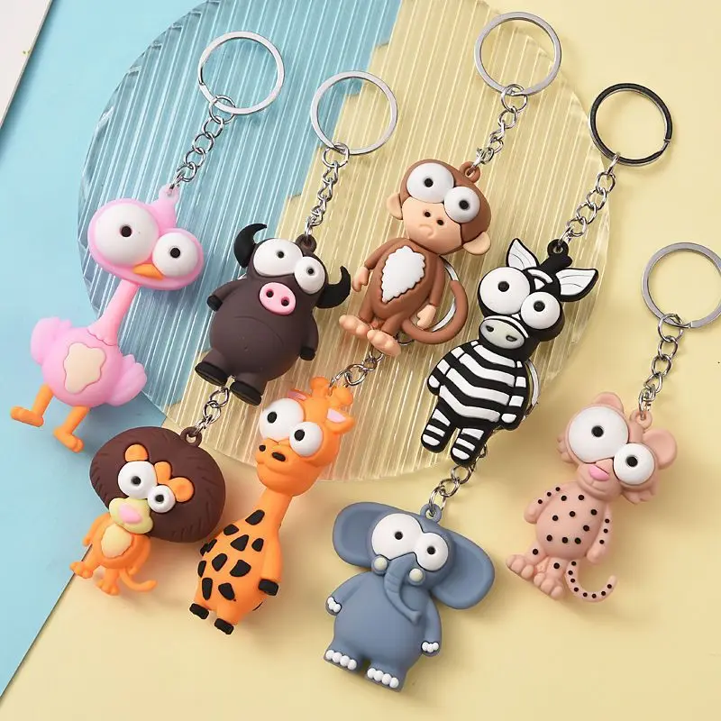 Cute Jungle Animal Keychain cartoon animal Doll Elephant Lion Giraffe key ring Baby Shower Birthday Party Decortions kids Favors
Cute Jungle Animal Keychain cartoon animal Doll Elephant Lion Giraffe key ring Baby Shower Birthday Party Decortions kids Favors