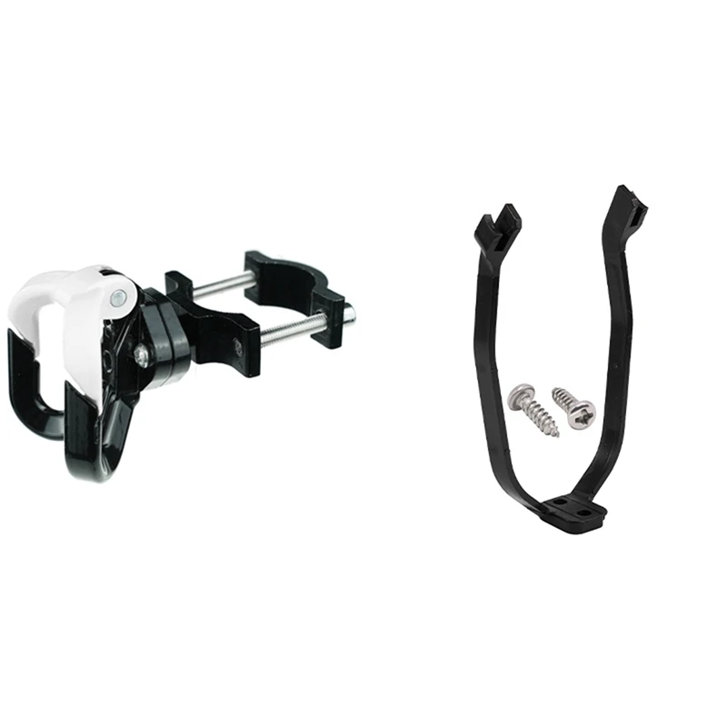 2 Pcs Scooter Accessories: 1 Pcs Aluminum Bags Double Hook & 1 Pcs Rear Mudguard Bracket Rigid Support With Screws
2 Pcs Scooter Accessories: 1 Pcs Aluminum Bags Double Hook & 1 Pcs Rear Mudguard Bracket Rigid Support With Screws