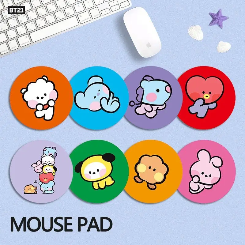 Kawaii Bt21 Anime Hobby Tata Chimmy Cooky Mouse Pad Silicone Round Portable Mouse Pad Office Gaming Mouse Pad
Kawaii Bt21 Anime Hobby Tata Chimmy Cooky Mouse Pad Silicone Round Portable Mouse Pad Office Gaming Mouse Pad