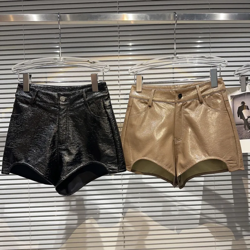 Женские Асимметричные шорты PREPOMP из искусственной кожи, осень 2023
Женские Асимметричные шорты PREPOMP из искусственной кожи, осень 2023