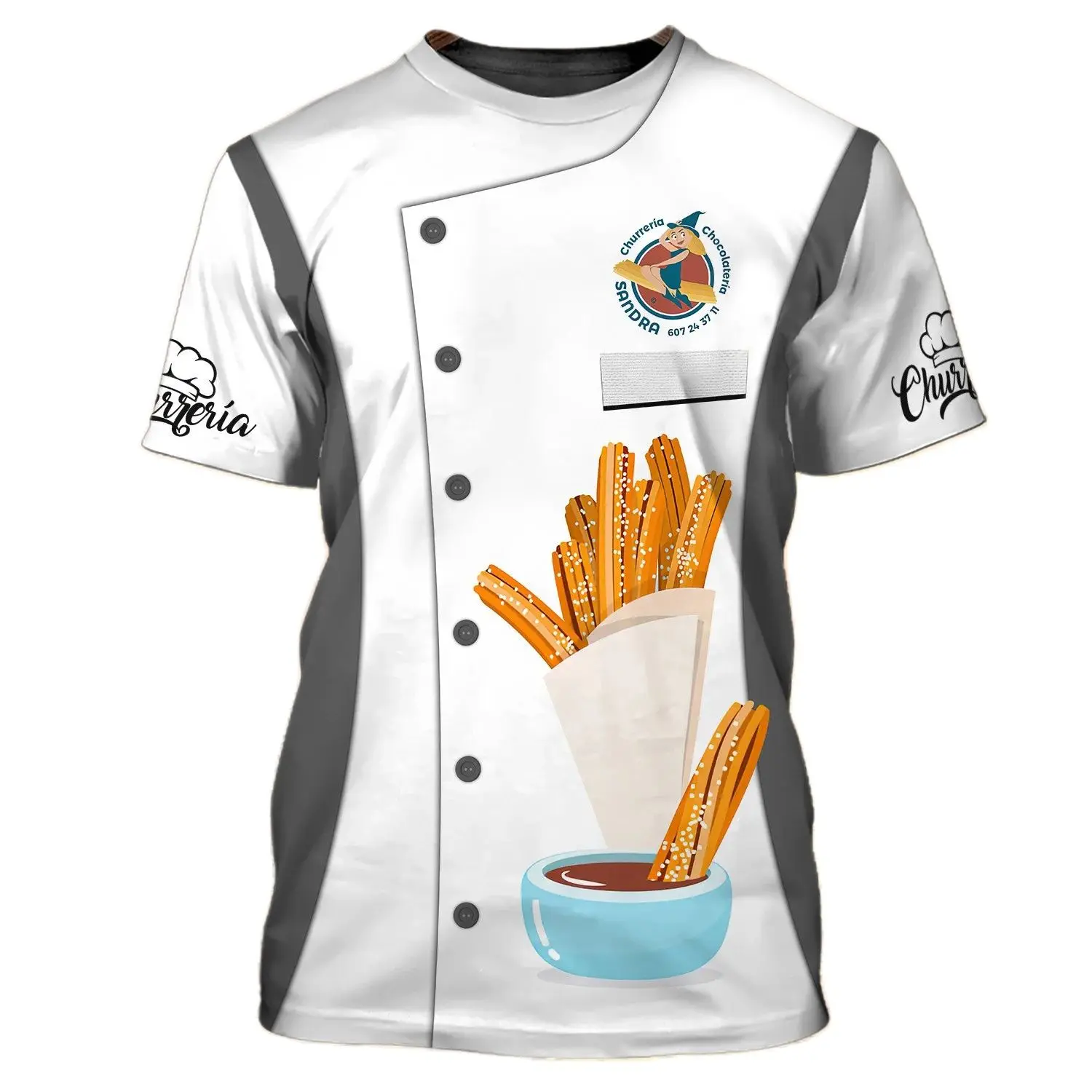 Fun Cosplay Chef Uniform Fashion 3D Printing T-shirt Men's Casual O-Neck Large T-shirt Women's Top Short Sleeve T
Fun Cosplay Chef Uniform Fashion 3D Printing T-shirt Men's Casual O-Neck Large T-shirt Women's Top Short Sleeve T