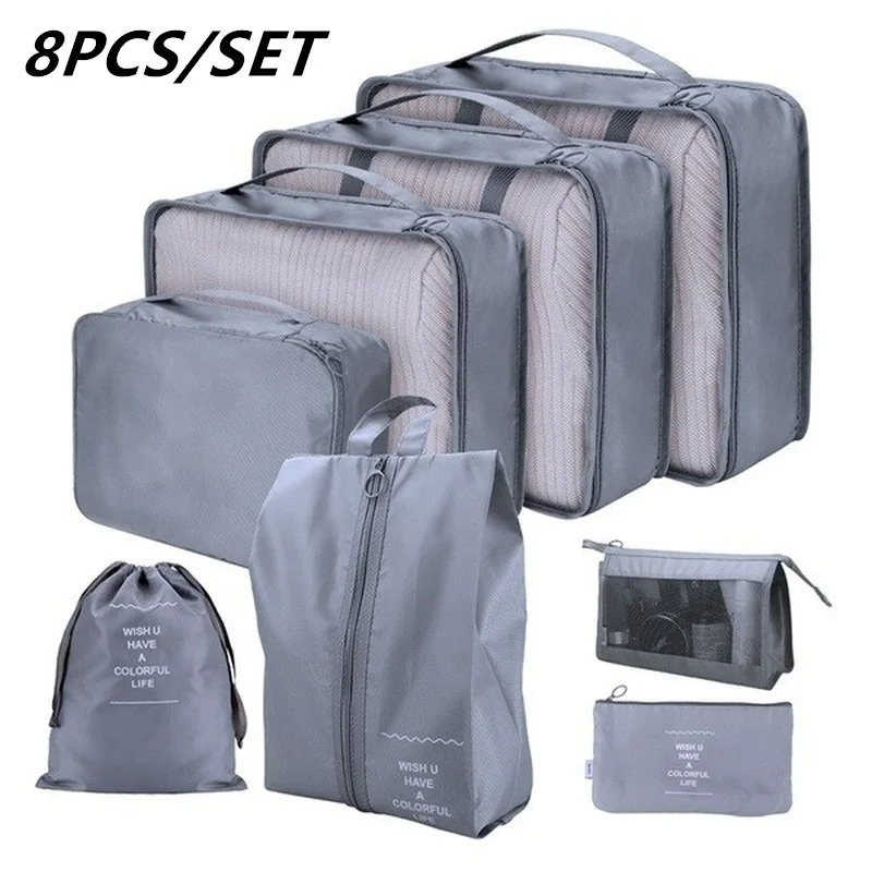 8PCS/Set Organizer Bags for Travel Organizer Bags Accessories Luggage Suitcase Organizer Waterproof Wash Bag Clothes Storage
8PCS/Set Organizer Bags for Travel Organizer Bags Accessories Luggage Suitcase Organizer Waterproof Wash Bag Clothes Storage