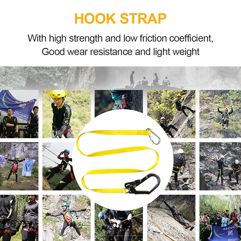 Safety Belts Harness Reliable Climb Accessory Outdoor Protection Accessory Hanging Rope Accessories Climbing Equipment with Hook
Safety Belts Harness Reliable Climb Accessory Outdoor Protection Accessory Hanging Rope Accessories Climbing Equipment with Hook