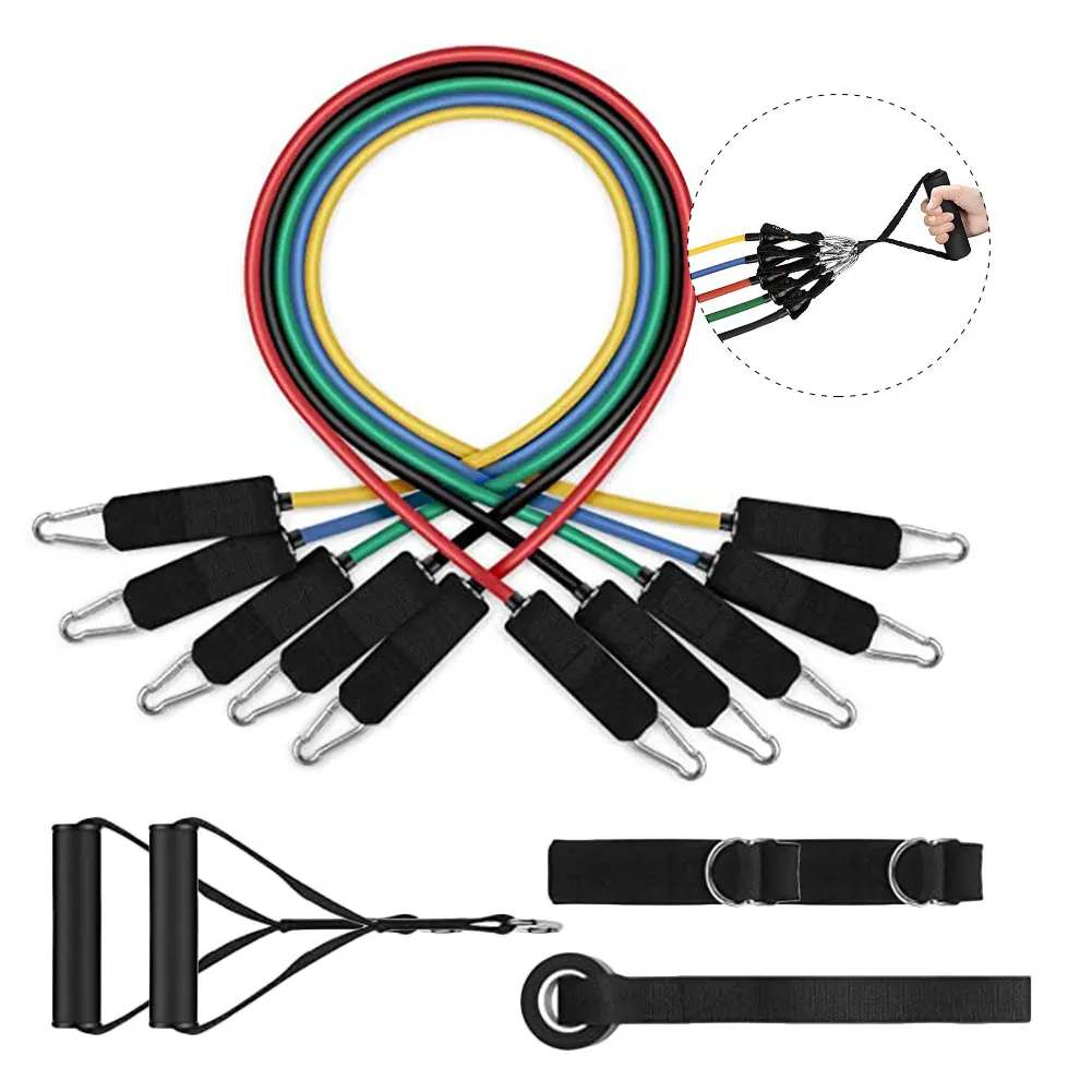 11Pcs/set Resistance Bands Set Fitness Bands Resistance Gym Equipment Exercise Bands Pull Rope Fitness Elastic Training Expander
11Pcs/set Resistance Bands Set Fitness Bands Resistance Gym Equipment Exercise Bands Pull Rope Fitness Elastic Training Expander