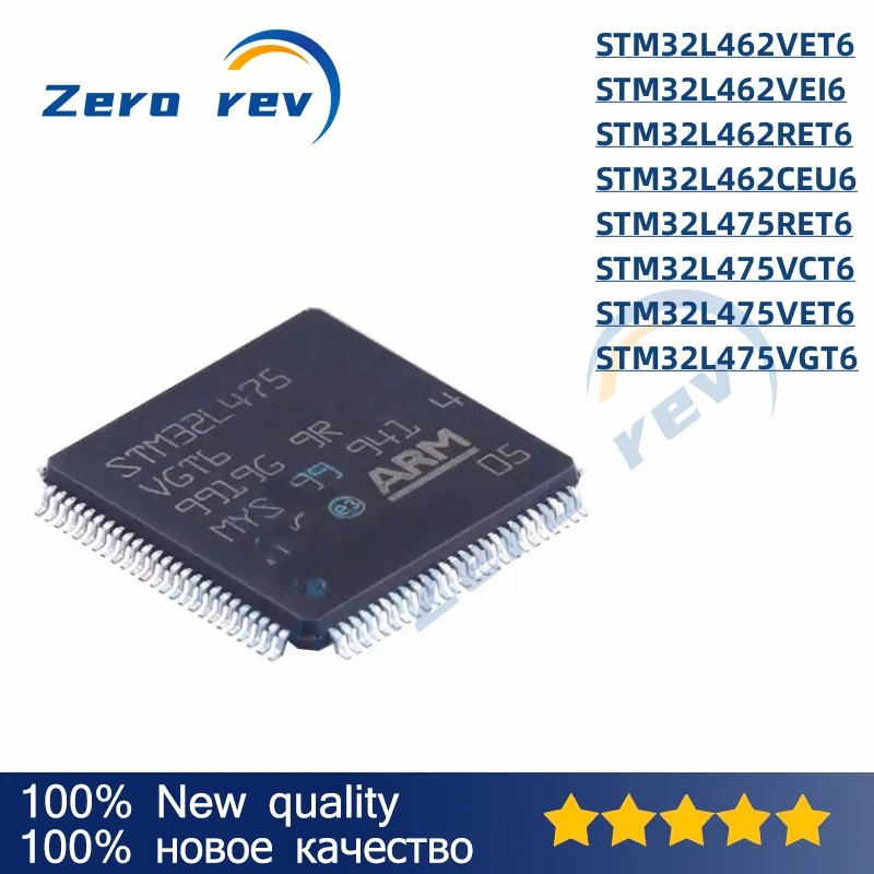 1Pcs 100% New STM32L462VET6 STM32L462VEI6 STM32L462RET6 STM32L462CEU6 STM32L475RET6 STM32L475VCT6 STM32L475VET6 STM32L475VGT6
1Pcs 100% New STM32L462VET6 STM32L462VEI6 STM32L462RET6 STM32L462CEU6 STM32L475RET6 STM32L475VCT6 STM32L475VET6 STM32L475VGT6