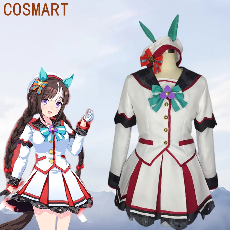 Костюм для косплея COSMART Umamusume:Pretty Derby Hokko Tarumae, костюм для косплея, Женский костюм для ролевых игр на Хэллоуин
Костюм для косплея COSMART Umamusume:Pretty Derby Hokko Tarumae, костюм для косплея, Женский костюм для ролевых игр на Хэллоуин