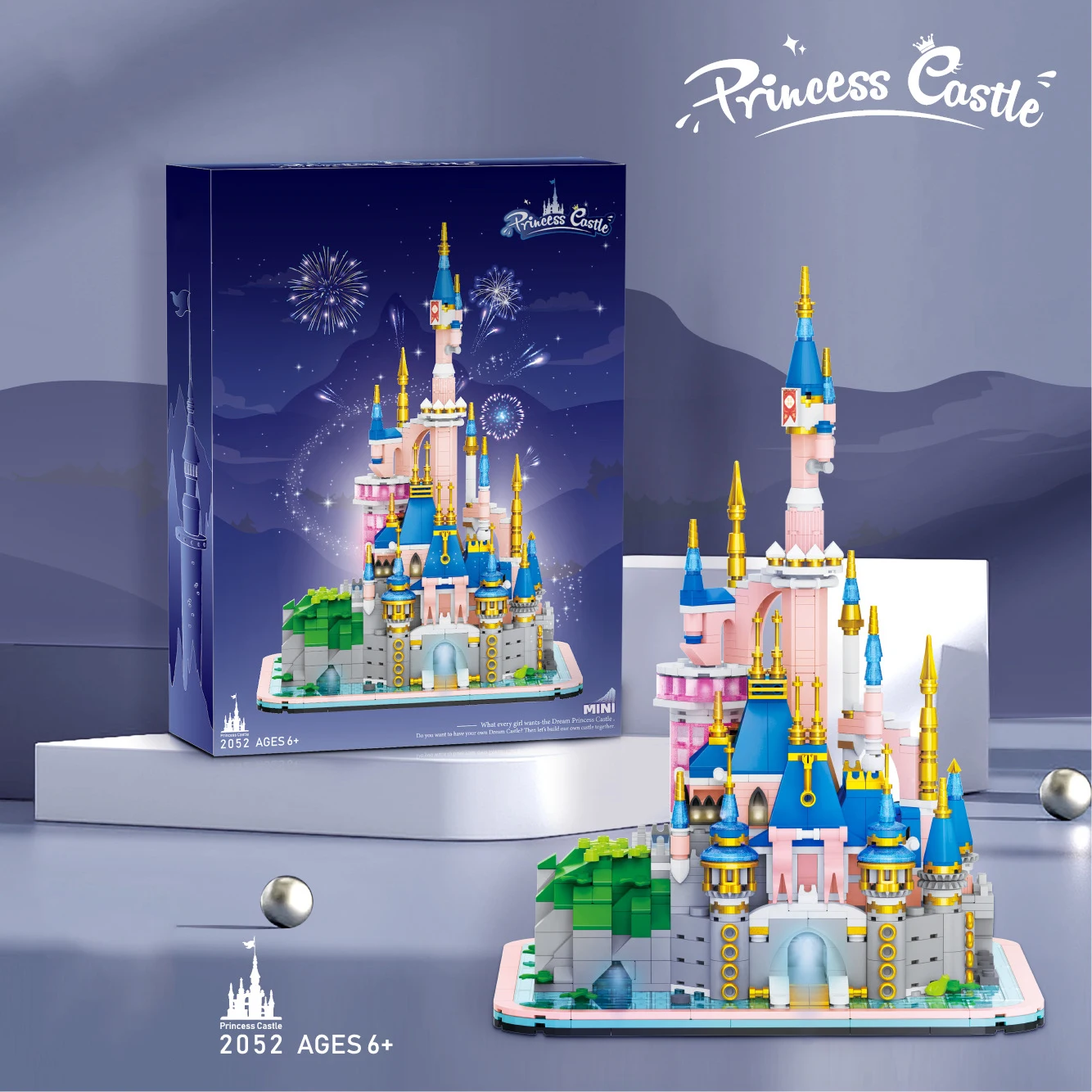 world park micro diamond block Disneyland Fairy Tales pink princess castle model brick toy nanobrick with light for gifts
world park micro diamond block Disneyland Fairy Tales pink princess castle model brick toy nanobrick with light for gifts