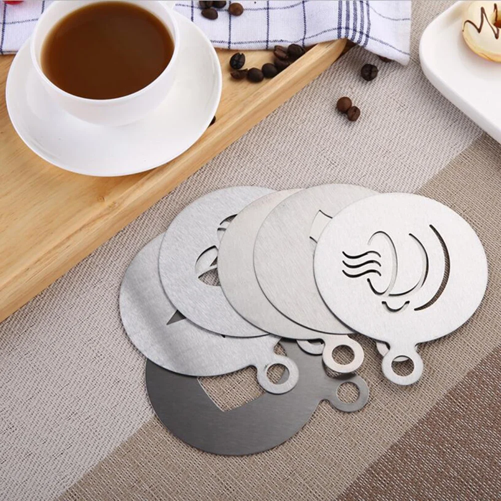 1PC Cappuccino Stencils Coffee Stencils Stainless Steel Coffee Cup Template Coffee Decorating Stencils 
1PC Cappuccino Stencils Coffee Stencils Stainless Steel Coffee Cup Template Coffee Decorating Stencils