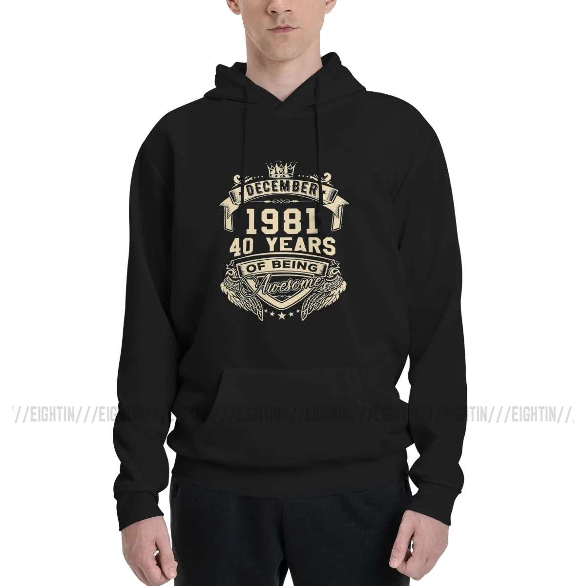 Hoodies Couple Sweatshirt Men Born In December 1981 40 Years Of Being Awesome Pure Cotton Hooded Sweatshirt Black Hoodie Shirt
Hoodies Couple Sweatshirt Men Born In December 1981 40 Years Of Being Awesome Pure Cotton Hooded Sweatshirt Black Hoodie Shirt