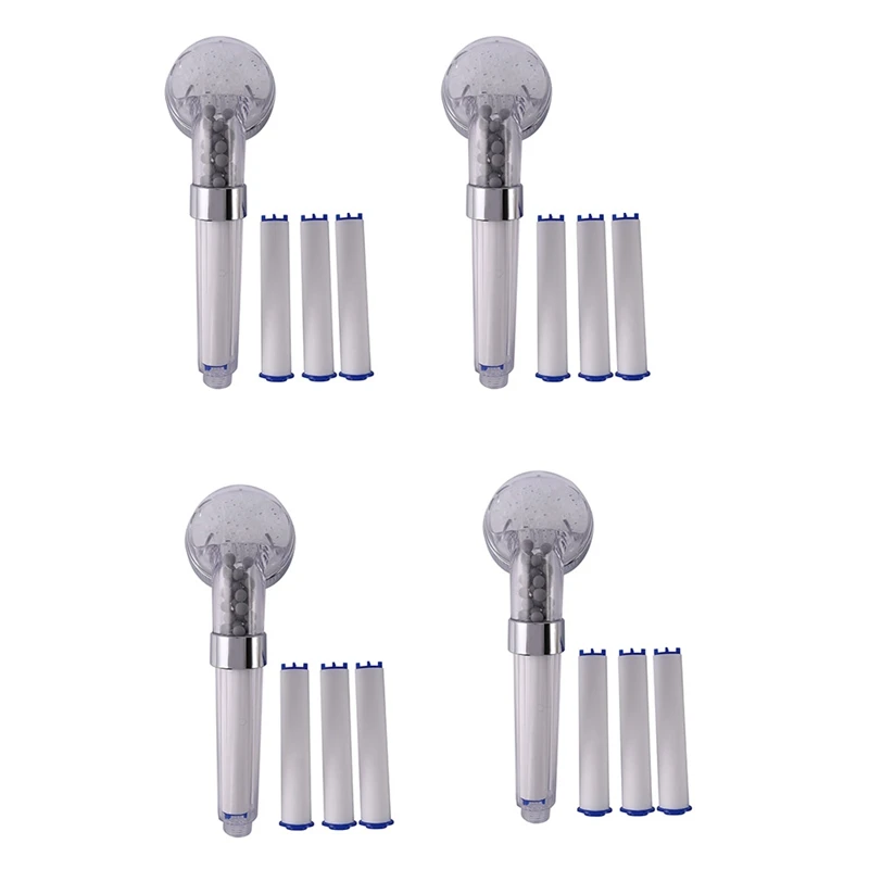 4 Set Negative Ions Bathroom Handheld Shower Water Saving Head Set With 12 Filters High Pressure
4 Set Negative Ions Bathroom Handheld Shower Water Saving Head Set With 12 Filters High Pressure