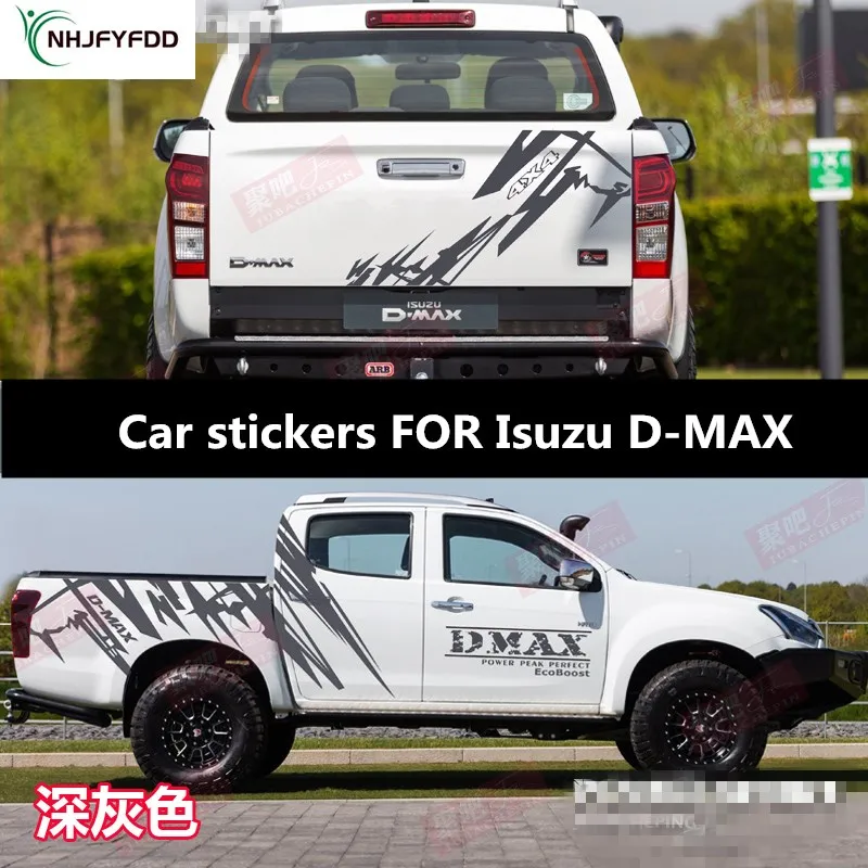 New custom pickup truck stickers FOR Isuzu D-MAX modified personality fashion special decals vinyl film accessories
New custom pickup truck stickers FOR Isuzu D-MAX modified personality fashion special decals vinyl film accessories