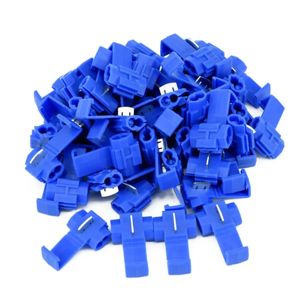 100Pcs Electrical Cable Connectors Quick Splice Lock Wire Terminals Crimp Wiring Card Clip Home Electrical Appliances 16-14AWG
100Pcs Electrical Cable Connectors Quick Splice Lock Wire Terminals Crimp Wiring Card Clip Home Electrical Appliances 16-14AWG