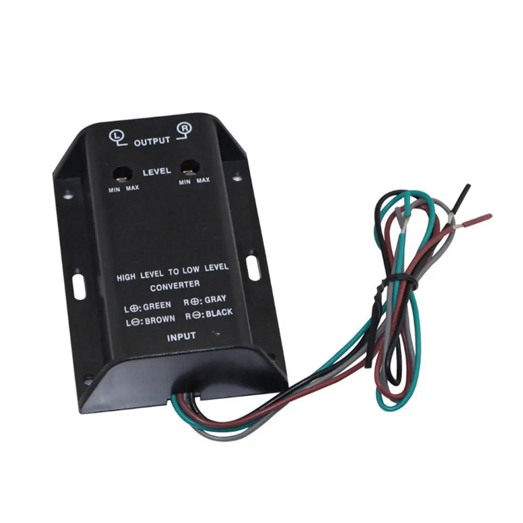 Car Stereo Audio RCA Speaker Output Amplifier Converter Regulator Practical 2 RCA Amplifier Adjustable Channel Separation
Car Stereo Audio RCA Speaker Output Amplifier Converter Regulator Practical 2 RCA Amplifier Adjustable Channel Separation