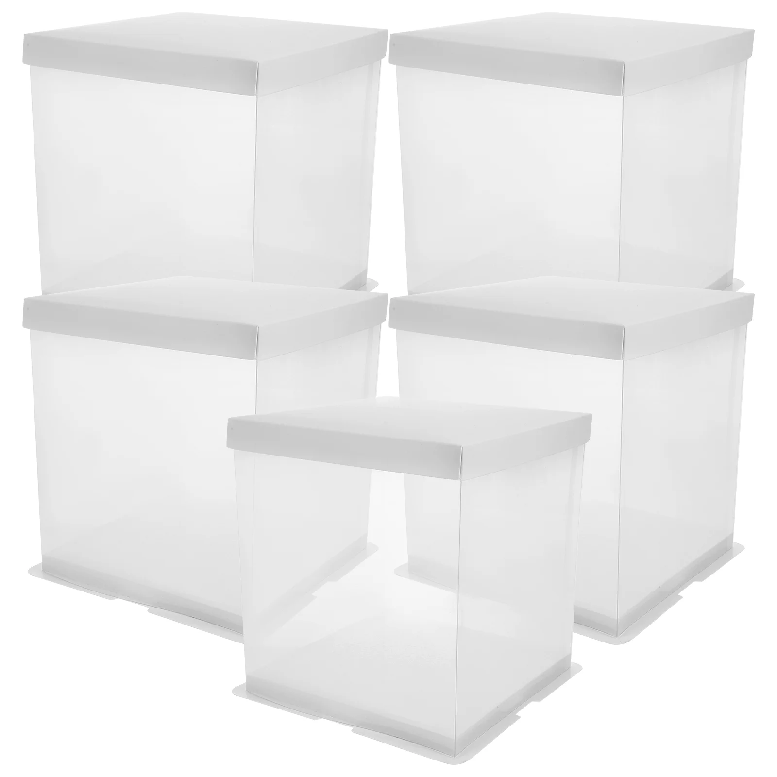 5 Pcs Cake Box Cookie Packing Supplies Delicate Container Bakery Clear Containers
5 Pcs Cake Box Cookie Packing Supplies Delicate Container Bakery Clear Containers