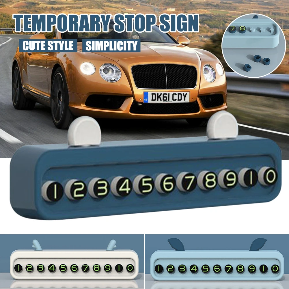 Universal Temporary Parking Plate Car Phone Number Plate Cartoon Telephone Number Parking Sign Interior Accessories for Women
Universal Temporary Parking Plate Car Phone Number Plate Cartoon Telephone Number Parking Sign Interior Accessories for Women