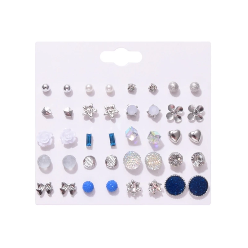 20 Pairs Pearl Bow Love Earrings for Women Faux Pearl Stud Earring Set Retro Simple Baroque Flower Stud Earrings
20 Pairs Pearl Bow Love Earrings for Women Faux Pearl Stud Earring Set Retro Simple Baroque Flower Stud Earrings