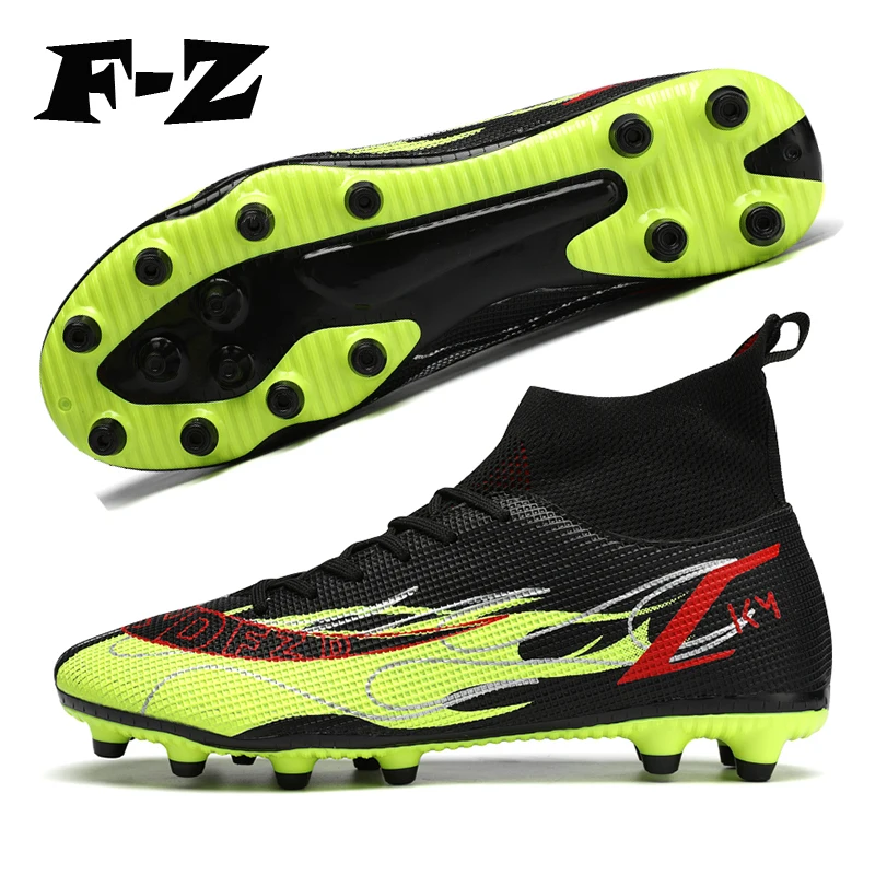 FZ-228 Ultra Light High Quality Mens Soccer Shoes Turf Soccer Cleats TF/FG Training Football Boots Kids Chuteira Campo for Men
FZ-228 Ultra Light High Quality Mens Soccer Shoes Turf Soccer Cleats TF/FG Training Football Boots Kids Chuteira Campo for Men