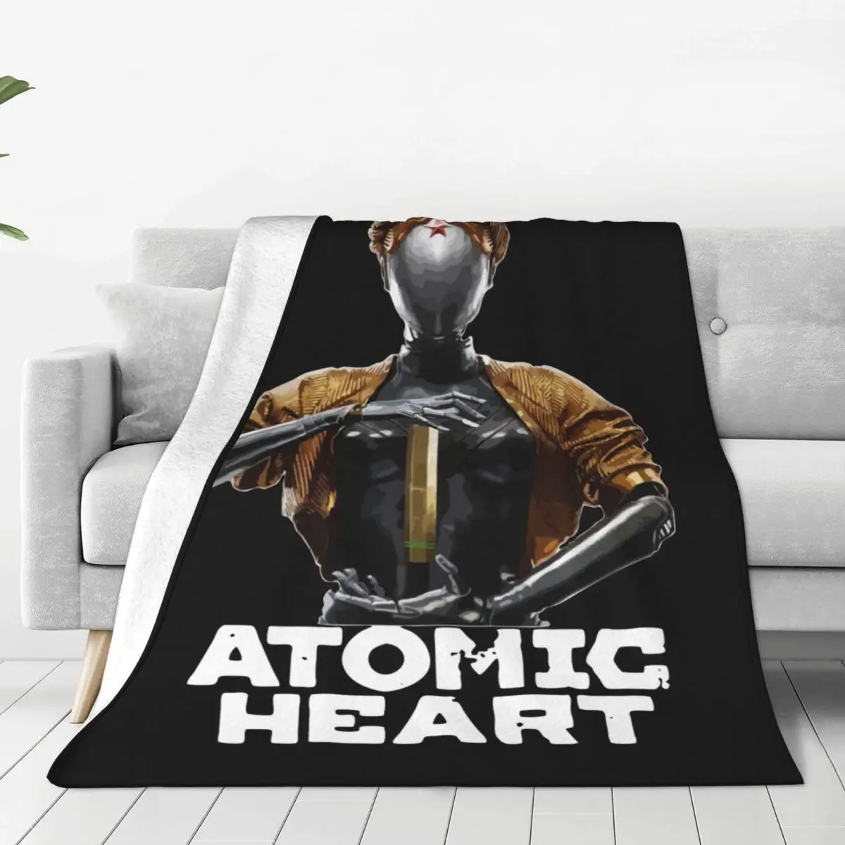 Atomic Heart Robot Twins USSR Game Knitted Blankets Fleece Super Soft Throw Blanket for Bed Bedroom Quilt
Atomic Heart Robot Twins USSR Game Knitted Blankets Fleece Super Soft Throw Blanket for Bed Bedroom Quilt