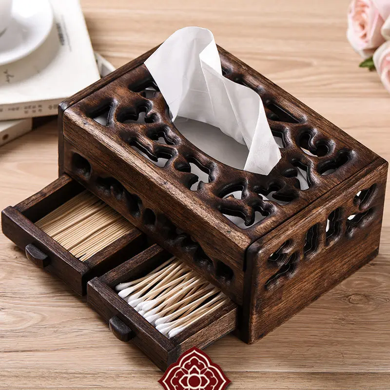 Multifunctional Storage Tissue Box Solid Wood Napkin Paper Drawer Chinese-style Living Room Coffee Table Retro Commercial
Multifunctional Storage Tissue Box Solid Wood Napkin Paper Drawer Chinese-style Living Room Coffee Table Retro Commercial