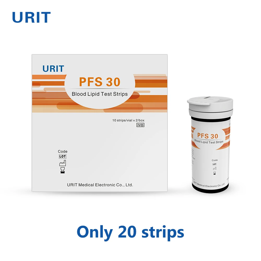 PFS-30A 5in1 Lipid Analyzer Test Strips Total Cholesterol (TC) High Density lipoprotein cholesterol (HDL) triglycerideTest Paper
PFS-30A 5in1 Lipid Analyzer Test Strips Total Cholesterol (TC) High Density lipoprotein cholesterol (HDL) triglycerideTest Paper