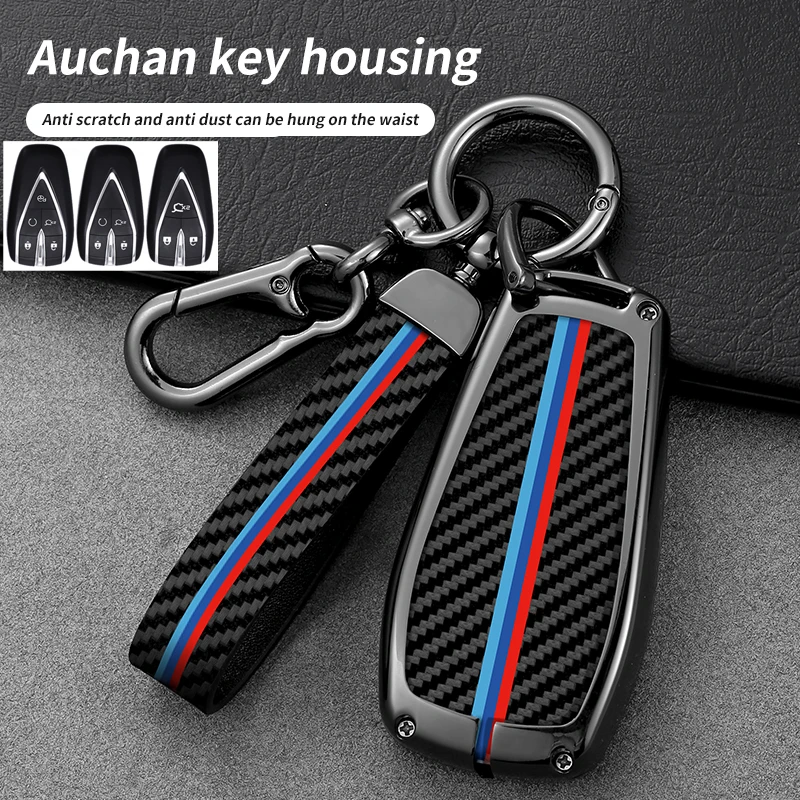 

3/4/5 Buttons Car Key Case CoverShell Keychain Holder for Changan UNIT Auchan X7 Eado CS35 Plus CS55 Plus CS75 Plus 2019 2020