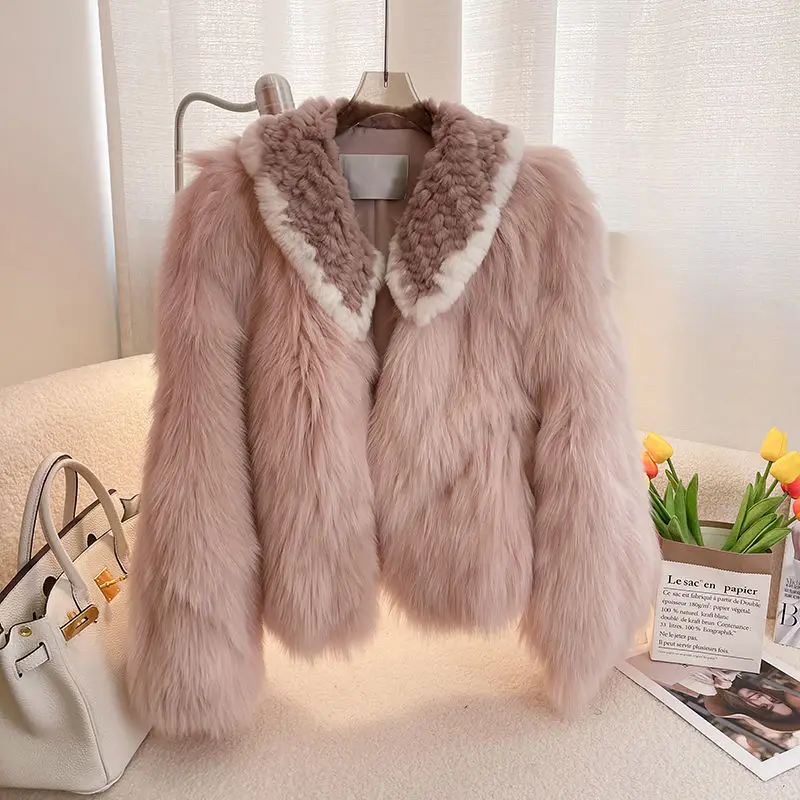 Women High Quality Faux Rabbit Fur Coat Female Fake Fur Coat Lapel Overcoat Thick Warm Coats Faux Fur Coat Lady Jacket Coat G139
Women High Quality Faux Rabbit Fur Coat Female Fake Fur Coat Lapel Overcoat Thick Warm Coats Faux Fur Coat Lady Jacket Coat G139