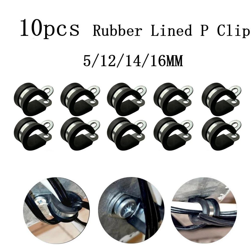 Outdoor Home Industry Hose Clamps Clamps Type P Accessories Cable Mount Replacements Rubber-lined Stainless Steel
Outdoor Home Industry Hose Clamps Clamps Type P Accessories Cable Mount Replacements Rubber-lined Stainless Steel