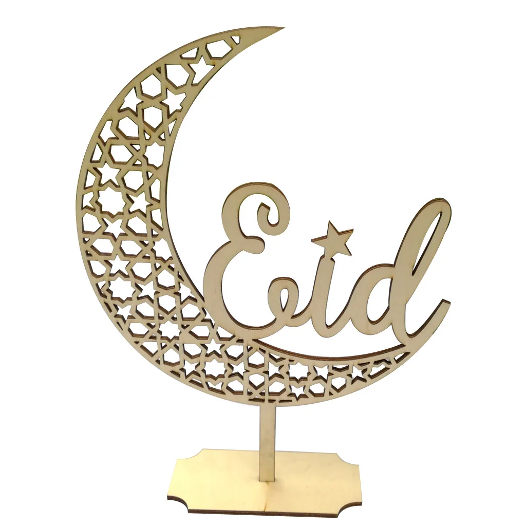 Eid Mubarak Wooden Ramadan Ornament Tabletop Decoration Moon Star Hanging Pendant for Ramadan Mubarak Eid Decor
Eid Mubarak Wooden Ramadan Ornament Tabletop Decoration Moon Star Hanging Pendant for Ramadan Mubarak Eid Decor