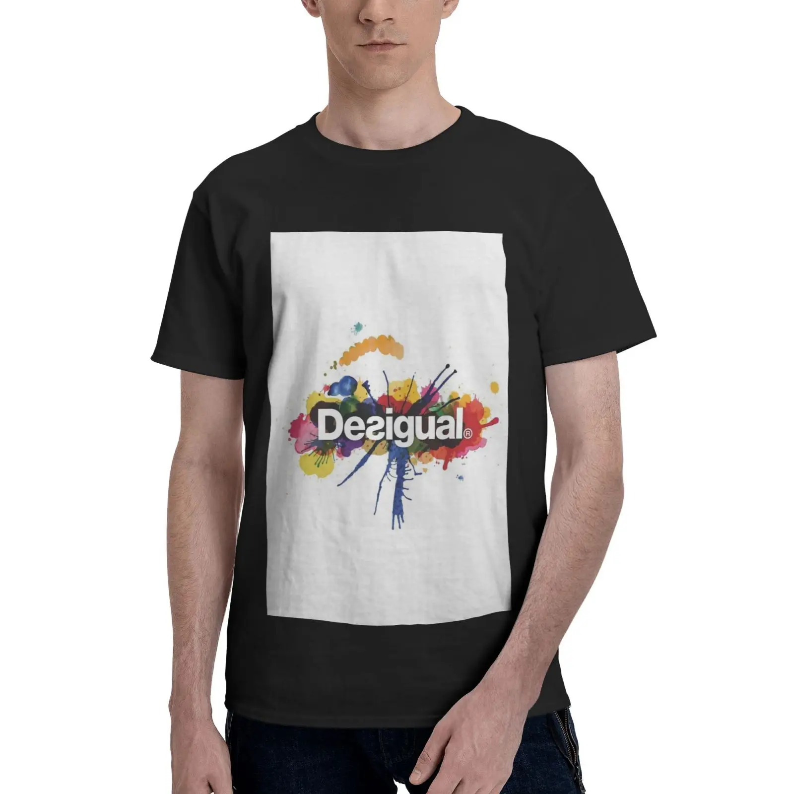 Футболка Desigual мужская оверсайз, свитшот с коротким рукавом, рубашка в стиле Харадзюку
Футболка Desigual мужская оверсайз, свитшот с коротким рукавом, рубашка в стиле Харадзюку