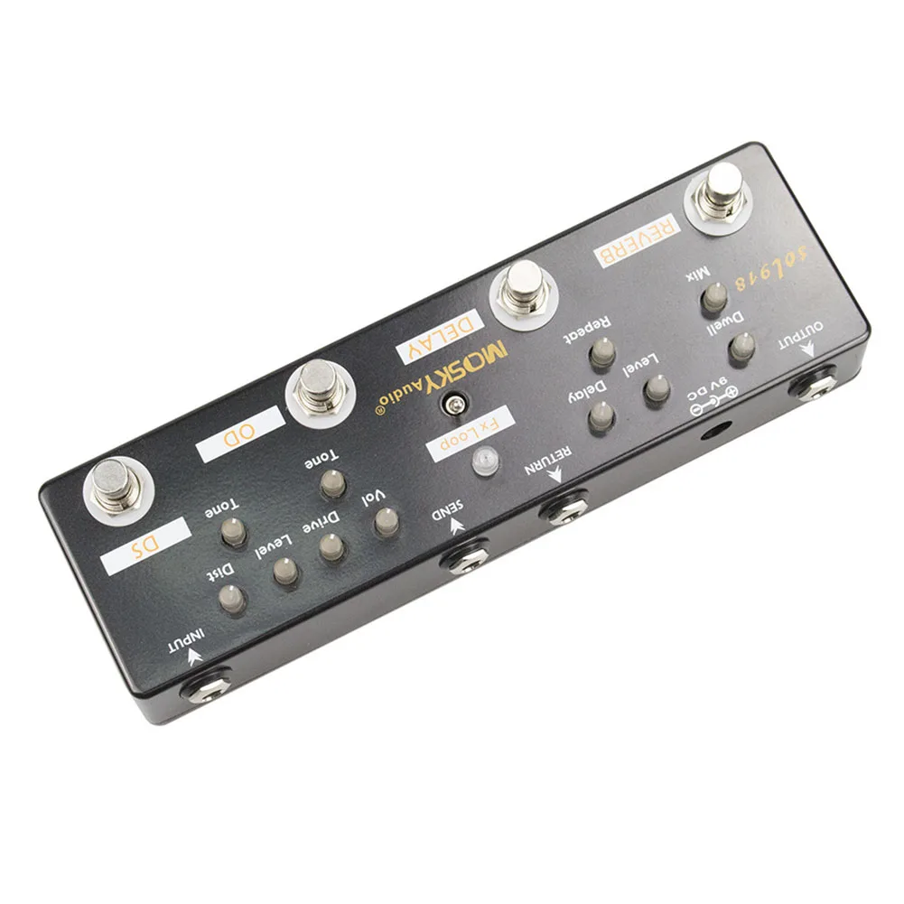 Brand New Multi-Effect Pedal Multi-Effect Pedal Multi-Effect Pedal Overdrive Reverb 5-in-1 Delay Guitar Loop MOSKY
Brand New Multi-Effect Pedal Multi-Effect Pedal Multi-Effect Pedal Overdrive Reverb 5-in-1 Delay Guitar Loop MOSKY
