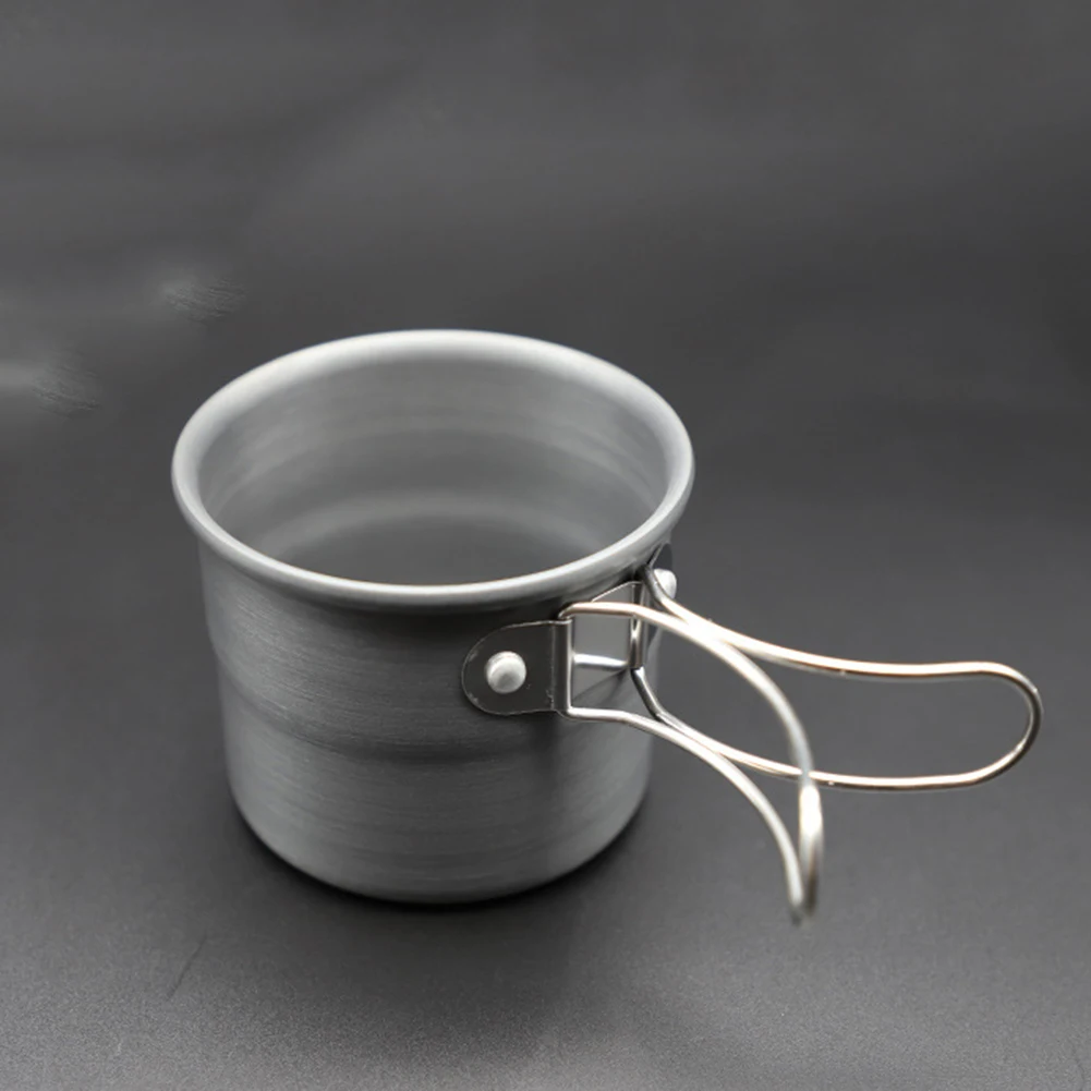 1pc Coffee Water Cup Folding Handle Design Portable Outdoor Travel Camping Hiking Coffee Mugs Picnic Aluminum Alloy Outings Tool
1pc Coffee Water Cup Folding Handle Design Portable Outdoor Travel Camping Hiking Coffee Mugs Picnic Aluminum Alloy Outings Tool