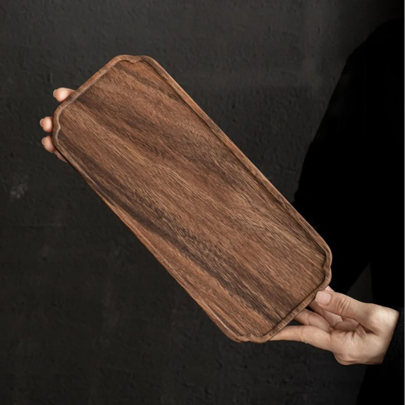 Natural Texture Rectangle Wooden Tray Serving Table Plate Snacks Food Serving Tray Square Walnut Storage Dish Tea Tray
Natural Texture Rectangle Wooden Tray Serving Table Plate Snacks Food Serving Tray Square Walnut Storage Dish Tea Tray