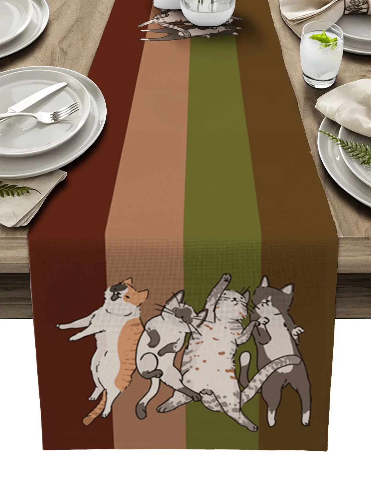 Cat Welcome Stripes Wedding Decor Table Runners Coffee Table Kitchen Dining Table Cloths Home Party Decor
Cat Welcome Stripes Wedding Decor Table Runners Coffee Table Kitchen Dining Table Cloths Home Party Decor