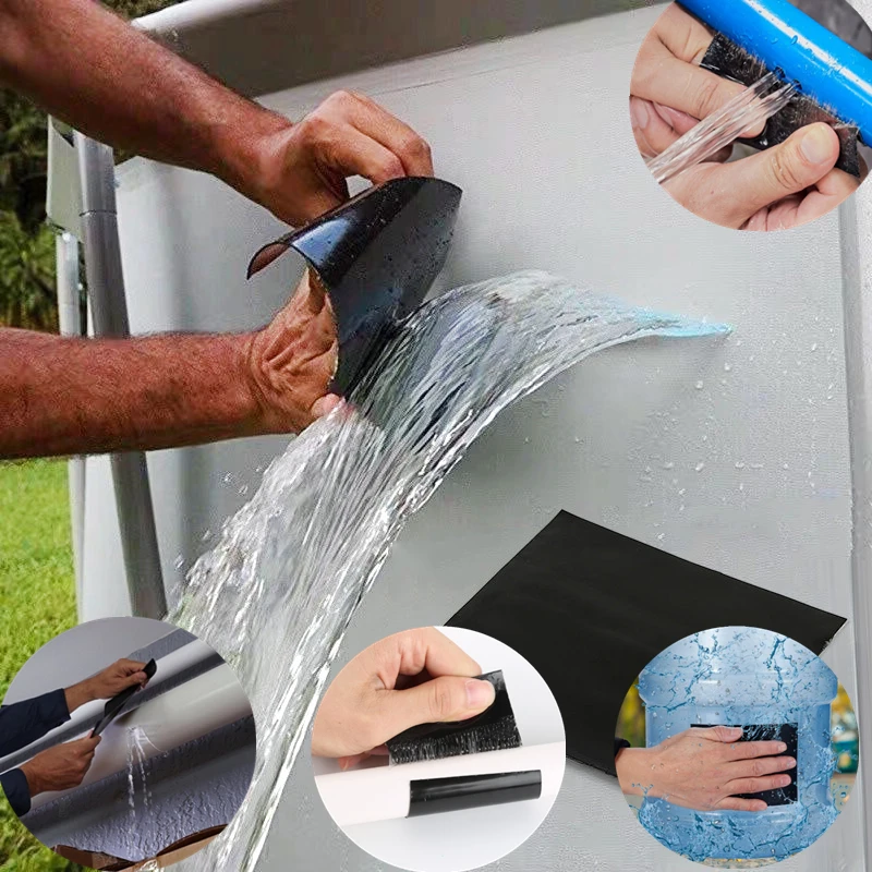 Repair Tape Super Strong Waterproof Tape 5-150cm Fiber Stop Leaks Self Adhesive Tape Bathroom Duct Sealing Fix Insulating Tape
Repair Tape Super Strong Waterproof Tape 5-150cm Fiber Stop Leaks Self Adhesive Tape Bathroom Duct Sealing Fix Insulating Tape