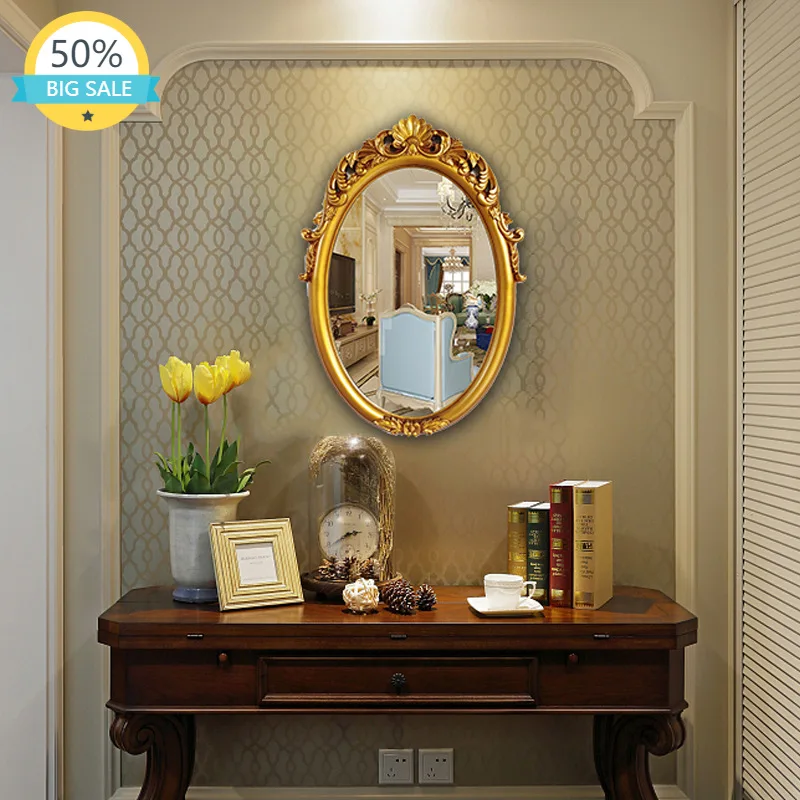Retro Wall Mirror Oval Bathroom Luxury Dressing Hallway Macrame Mirror Big Size Vintage Decoratie Woonkamer Creative Decor
Retro Wall Mirror Oval Bathroom Luxury Dressing Hallway Macrame Mirror Big Size Vintage Decoratie Woonkamer Creative Decor