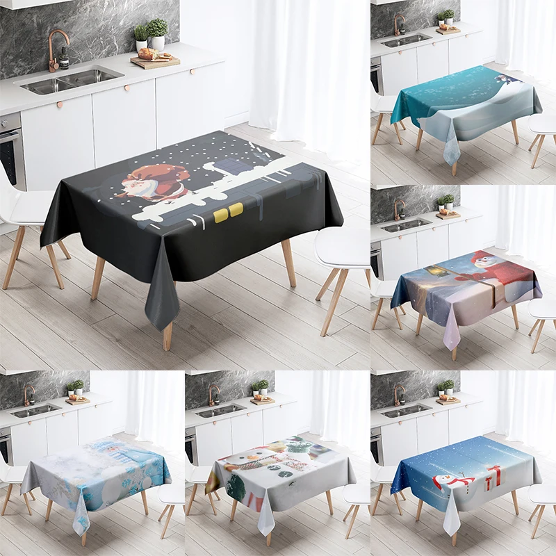 Рождественское украшение, водонепроницаемая скатерть, украшение для стола в виде Санта Клауса, Новогоднее украшение для дома
Рождественское украшение, водонепроницаемая скатерть, украшение для стола в виде Санта Клауса, Новогоднее украшение для дома