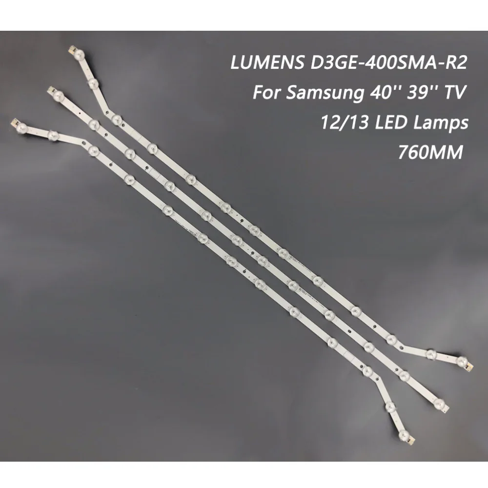 3pcs 76cm LED Backlight 12/13eds For Samsung 40'' 39" TV UN40H5003 D3GE 400SMA R2 2013SVS40 39 T2 3228N1 LM41 00001V 00001W
3pcs 76cm LED Backlight 12/13eds For Samsung 40'' 39" TV UN40H5003 D3GE 400SMA R2 2013SVS40 39 T2 3228N1 LM41 00001V 00001W