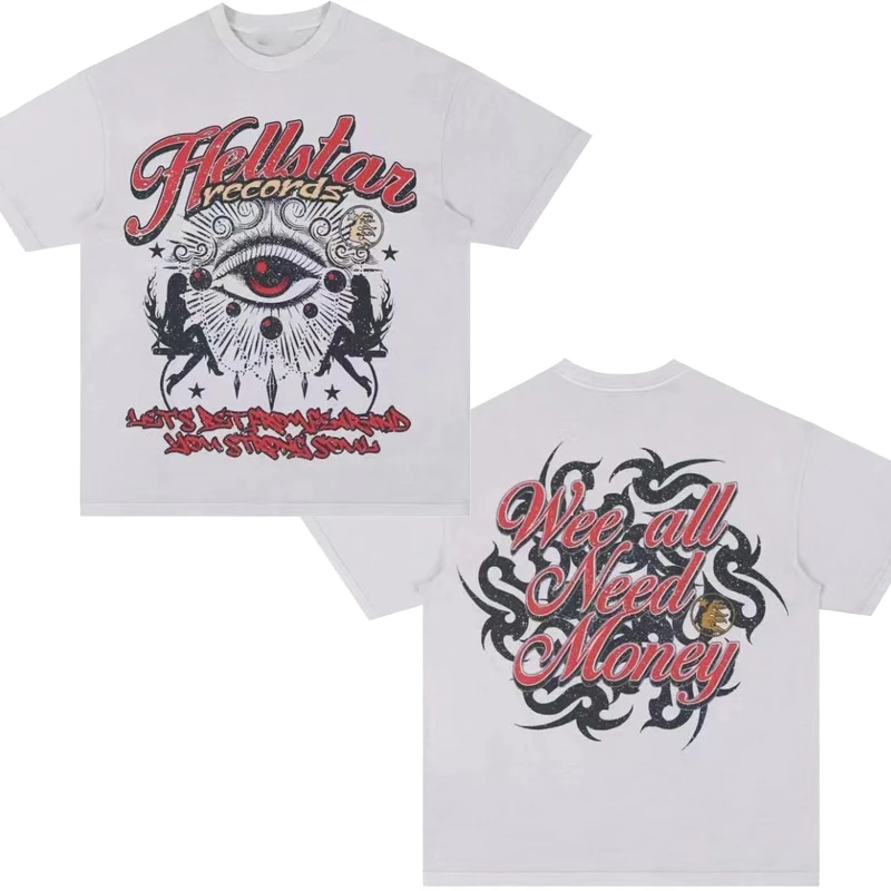 2023 Hellstar Cotton T-shirt Fashion Black Men Women Designer Retro Clothes Graphic Punk Rock Tops Summer High Street Streetwear
2023 Hellstar Cotton T-shirt Fashion Black Men Women Designer Retro Clothes Graphic Punk Rock Tops Summer High Street Streetwear