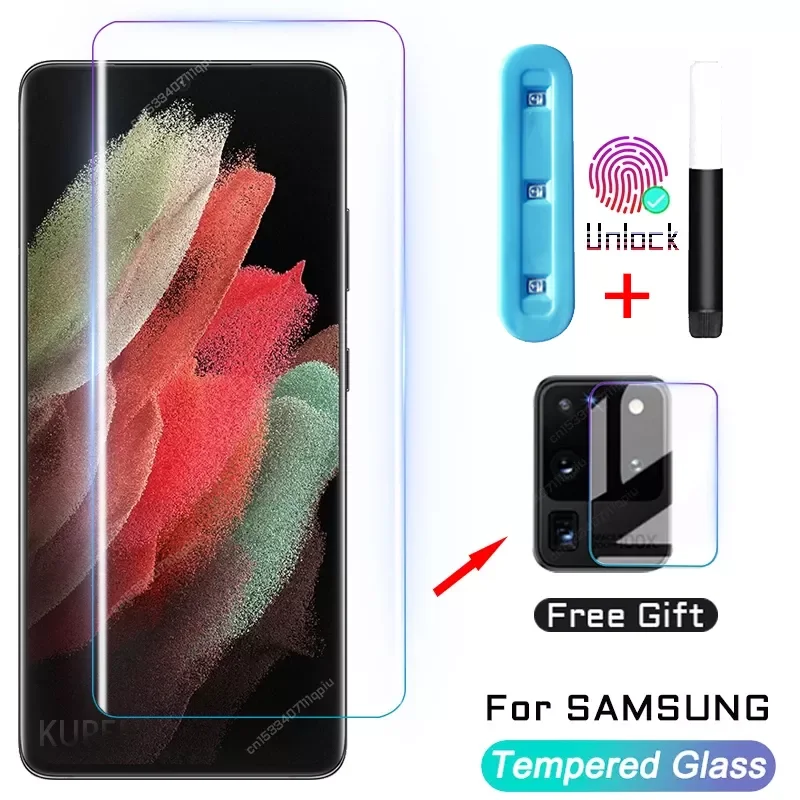 UV Tempered Glass For Samsung Galaxy S21 S20 Ultra S10 S9 S8 Screen Protector S 21 Note 20 10 9 8 S10E E Plus Note20 Note10 S22
UV Tempered Glass For Samsung Galaxy S21 S20 Ultra S10 S9 S8 Screen Protector S 21 Note 20 10 9 8 S10E E Plus Note20 Note10 S22