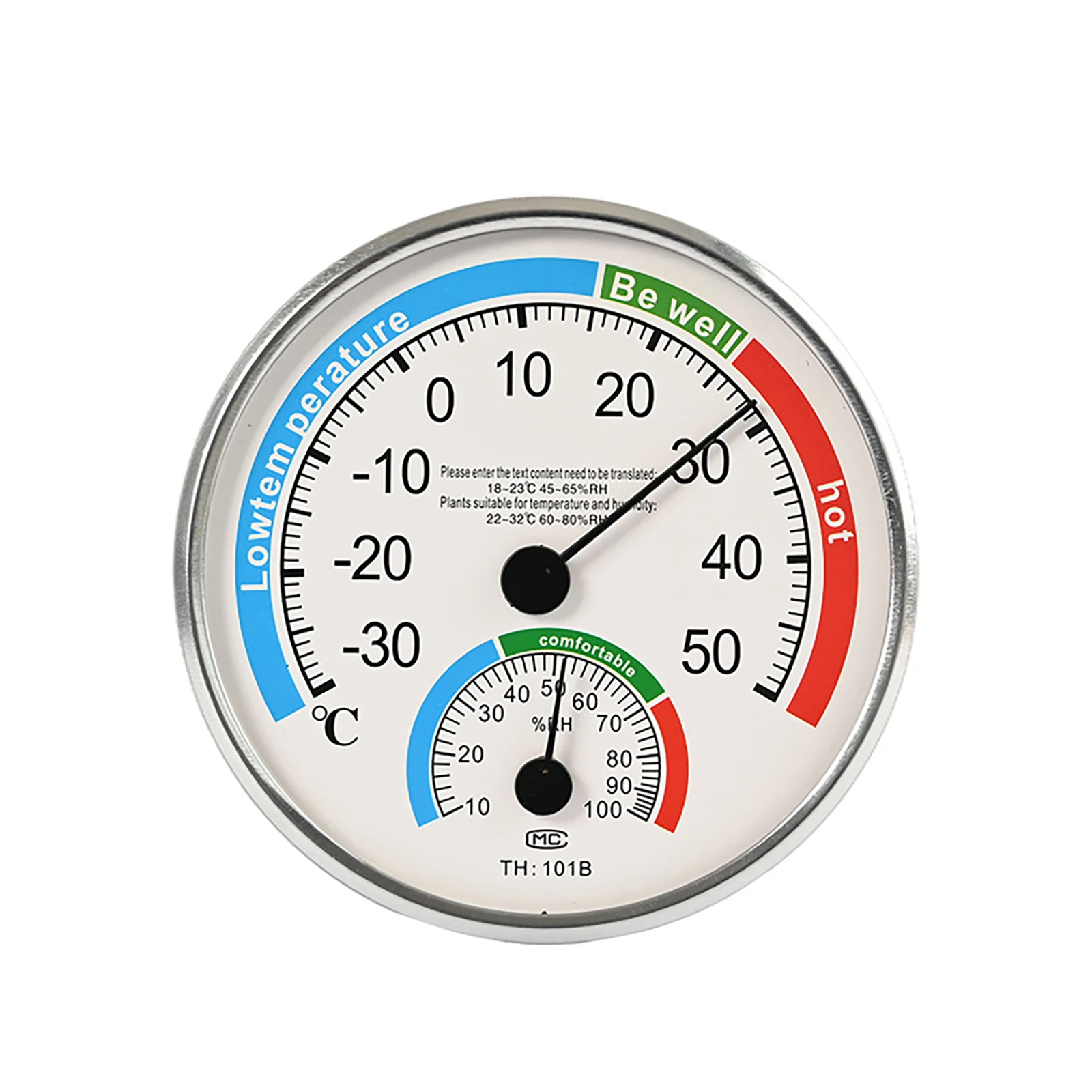 Indoor Outdoor Thermometer Hygrometer Wireless Temperature Humidity Meter For Greenhouse Office Home Room Thermometer Round
Indoor Outdoor Thermometer Hygrometer Wireless Temperature Humidity Meter For Greenhouse Office Home Room Thermometer Round