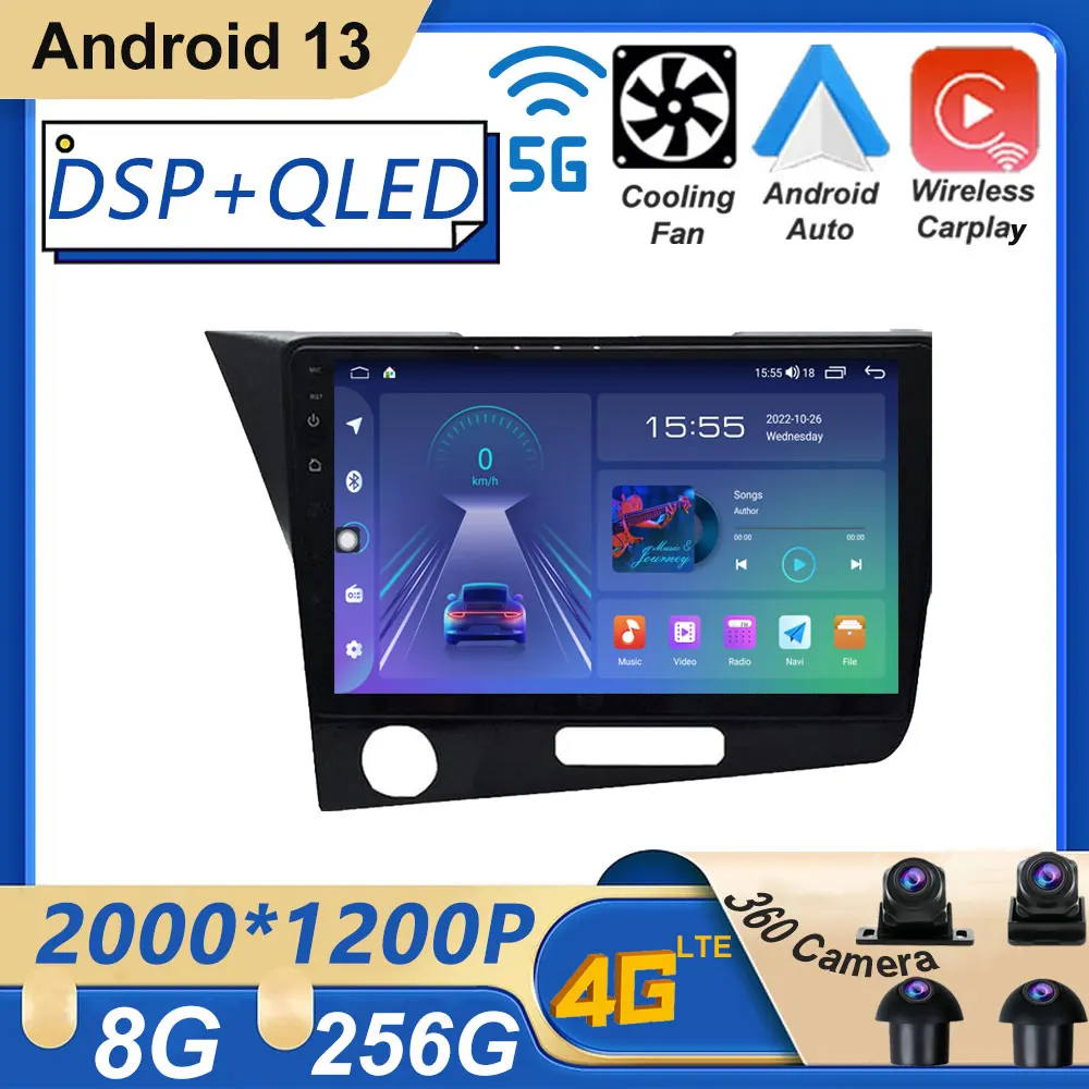 LHD Android 13 9" Car Screen For Honda CR-Z 1 CRZ 2010 - 2016 Radio Multimedia Player GPS Wireless Carplay 4GLte No2din No DVD
LHD Android 13 9" Car Screen For Honda CR-Z 1 CRZ 2010 - 2016 Radio Multimedia Player GPS Wireless Carplay 4GLte No2din No DVD