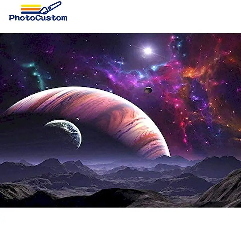 PhotoCustom DIY Pictures By Number Moon Kits Painting By Number Landscape Drawing On Canvas HandPainted Home Decor Art Gift
PhotoCustom DIY Pictures By Number Moon Kits Painting By Number Landscape Drawing On Canvas HandPainted Home Decor Art Gift