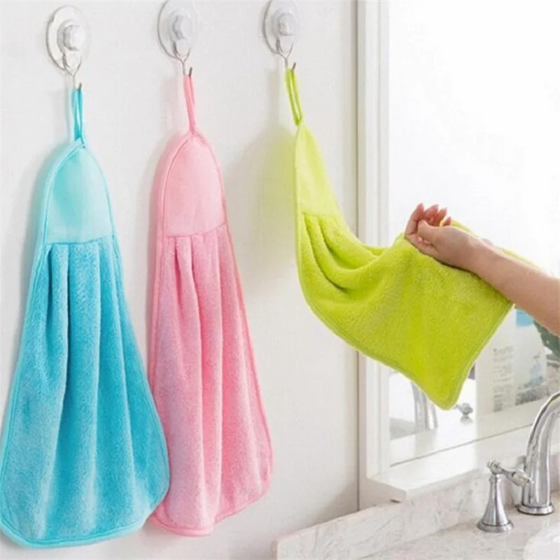 Solid color hanging towel super absorbent lazy coral velvet rag kitchen dishwashing cloth dishwashing towel
Solid color hanging towel super absorbent lazy coral velvet rag kitchen dishwashing cloth dishwashing towel