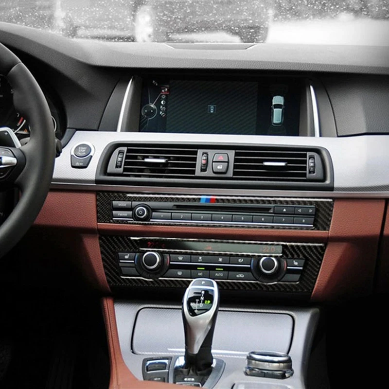 2PCS Carbon Fiber Car CD Control Panel Frame Decoration Stickers Auto Styling Interior Accessories For BMW F10 5 Series 2011-17
2PCS Carbon Fiber Car CD Control Panel Frame Decoration Stickers Auto Styling Interior Accessories For BMW F10 5 Series 2011-17
