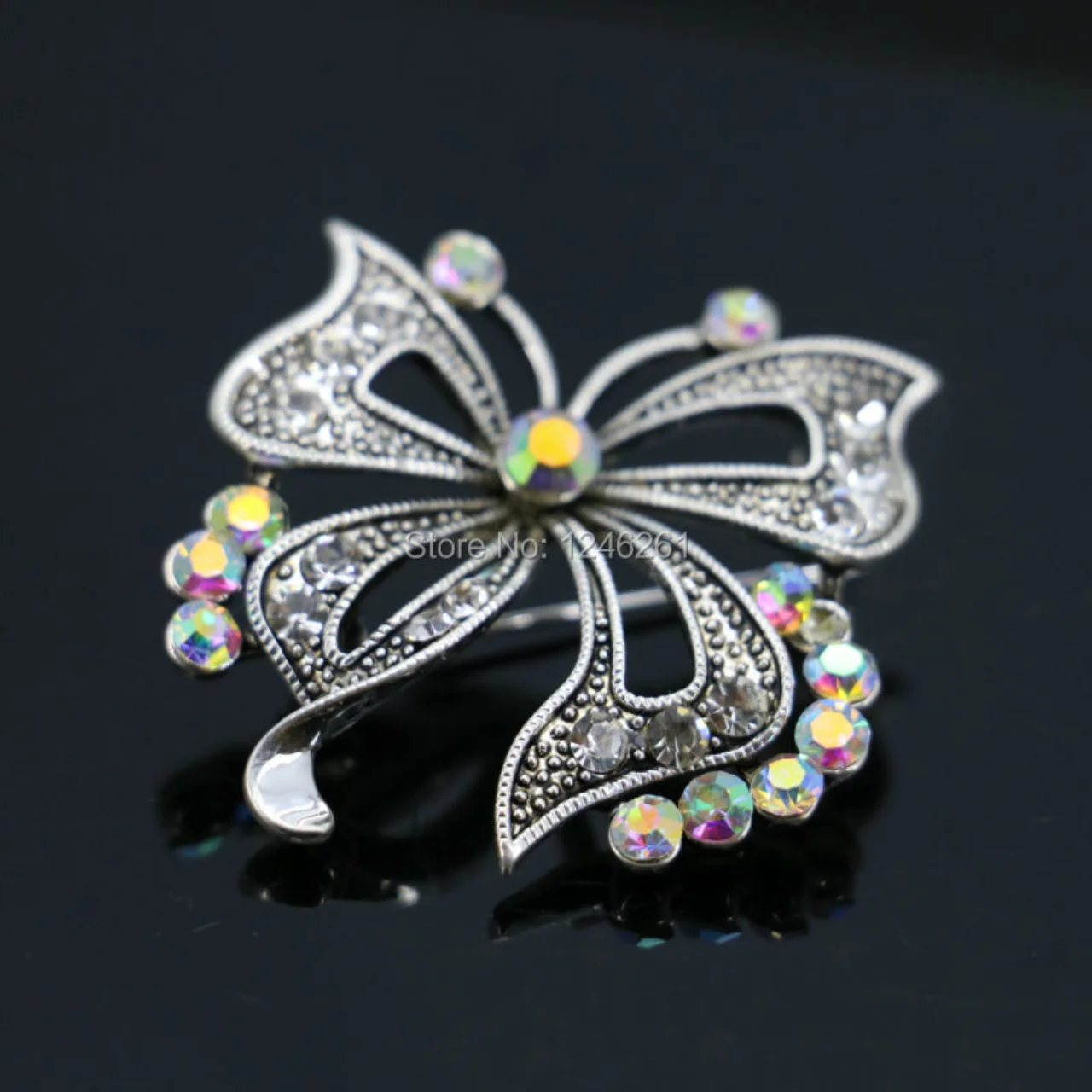 Butterfly Brooch Bouquet Flower Brooches Rhinestone Brooch Breastpin Crystal Glass Beaded Jewelry Making Gifts 37x43mm
Butterfly Brooch Bouquet Flower Brooches Rhinestone Brooch Breastpin Crystal Glass Beaded Jewelry Making Gifts 37x43mm