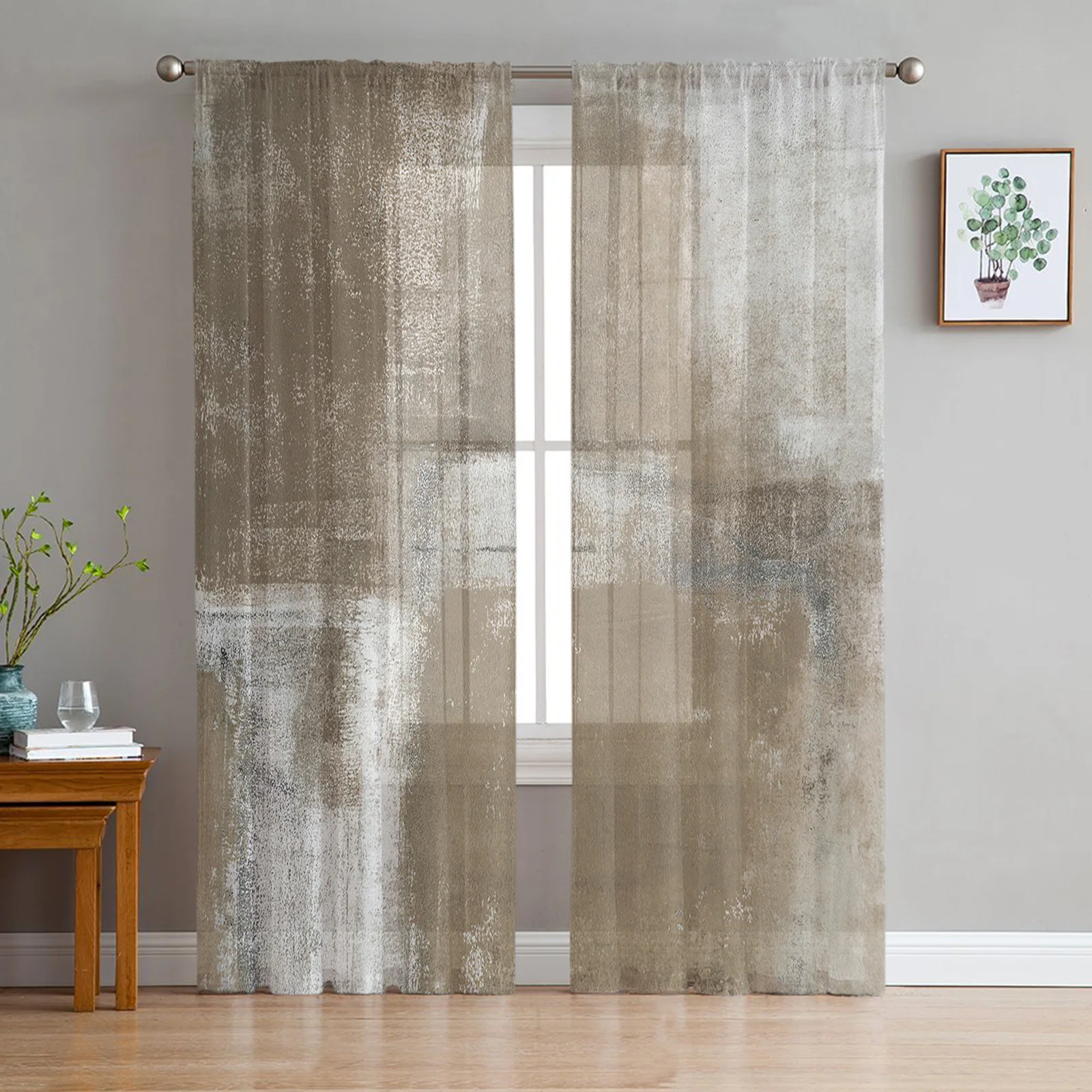 Тюлевые шторы для кухни, гостиной, спальни, с абстрактным изображением
Тюлевые шторы для кухни, гостиной, спальни, с абстрактным изображением