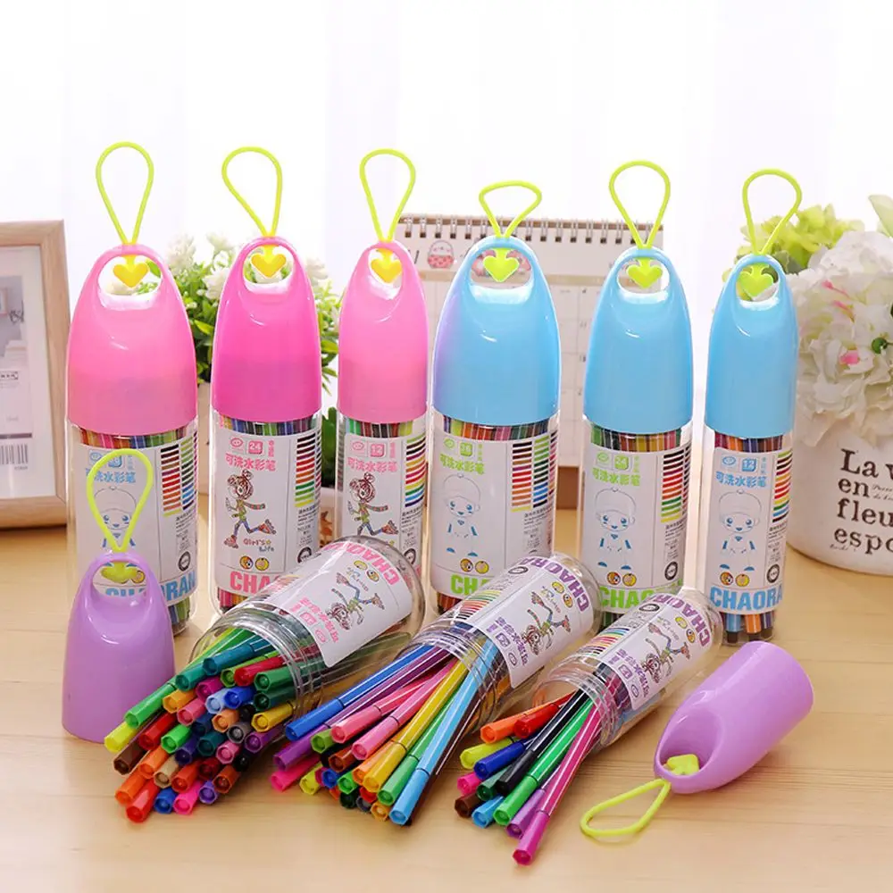 Children's Gifts Color Pens Cartoon School Painting Graffiti Stationery Watercolor Pen 
Children's Gifts Color Pens Cartoon School Painting Graffiti Stationery Watercolor Pen