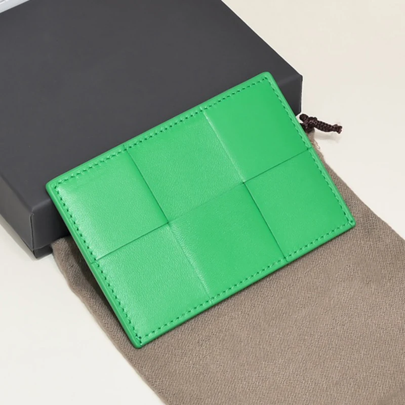 Genuine Leather Large Knitted Fashion Classic Women's Light Luxury Card Bag Men's Light Credit Card Zero Wallet Unisex 
Genuine Leather Large Knitted Fashion Classic Women's Light Luxury Card Bag Men's Light Credit Card Zero Wallet Unisex